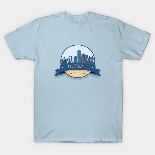 Detroit T-Shirt by LR_Collections